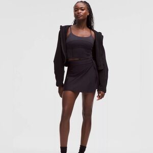 Lululemon Satin Ballet Wrap Skirt in *Nightmoth* size xsmall